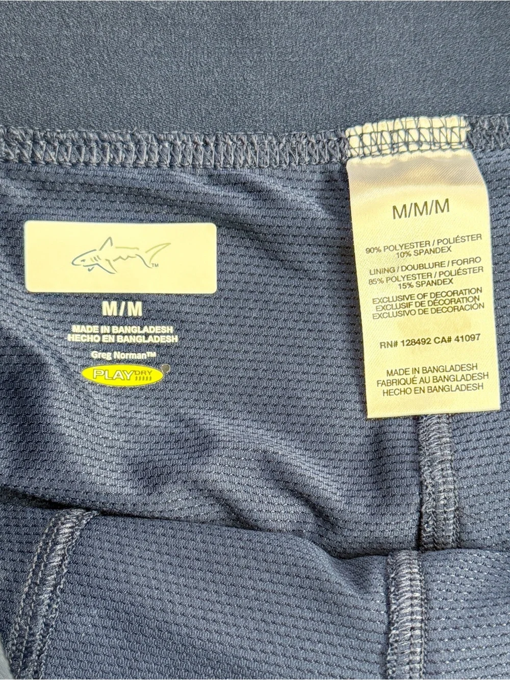 Greg Norman Play Dry Navy Blue Golf Skort Built In Shorts Women’s M Athleisure